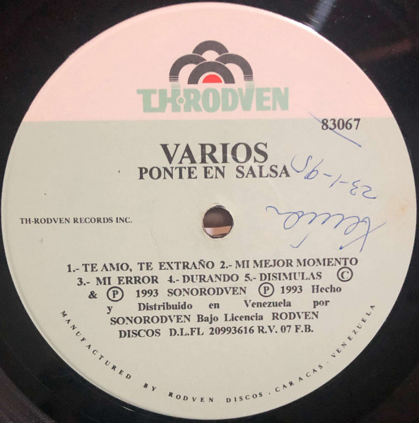 Various - Ponte En Salsa | TH-Rodven (83067) - 4