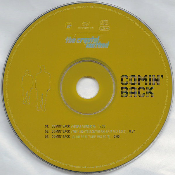 The Crystal Method - Comin' Back | Sony Soho Square (CM4CD 2) - 3