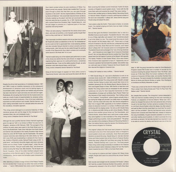 Various - Derrick Harriott Rock Steady 1966-1969 | Dub Store Records (DSR LP 008) - 3 Various - Derrick Harriott Rock Steady 1966-1969 | Dub Store Records (DSR LP 008) - 3