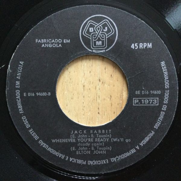 Elton John - Saturday Night's Alright For Fighting | DJM Records (BE 016 94680) - 4