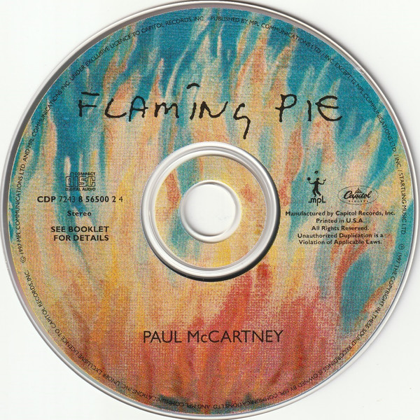 Paul McCartney - Flaming Pie | Capitol Records (CDP 7243 8 56500 2 4) - 3