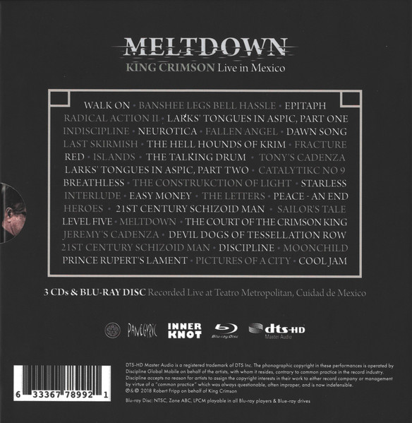 King Crimson - Meltdown (Live In Mexico) | Panegyric (KCXP5005) - 2