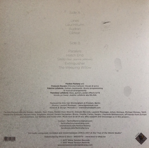 Factice Factory - Lines & Parallels | Wave Tension Records (W10.02) - 2 Factice Factory - Lines & Parallels | Wave Tension Records (W10.02) - 2