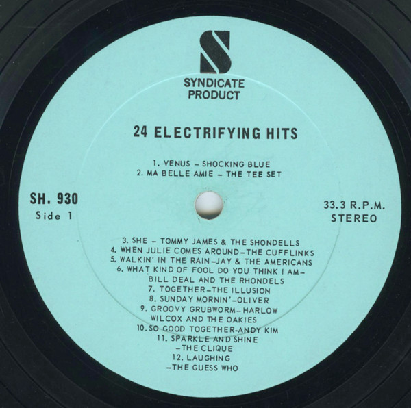 Various - 24 Electrifying Hits | Syndicate Product (SH930) - 3 Various - 24 Electrifying Hits | Syndicate Product (SH930) - 3