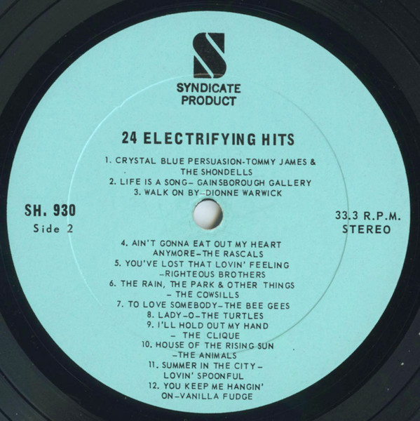 Various - 24 Electrifying Hits | Syndicate Product (SH930) - 4 Various - 24 Electrifying Hits | Syndicate Product (SH930) - 4