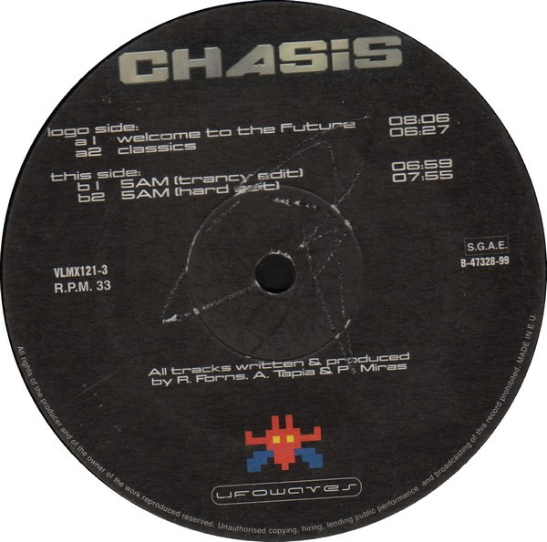 Chasis - Welcome To The Future | Ufo Waves (UFO011) - 3