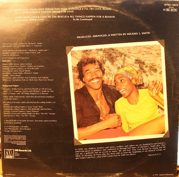 Syreeta & G.C. Cameron - Rich Love, Poor Love | Motown (STML 12073) - 4 Syreeta & G.C. Cameron - Rich Love, Poor Love | Motown (STML 12073) - 4