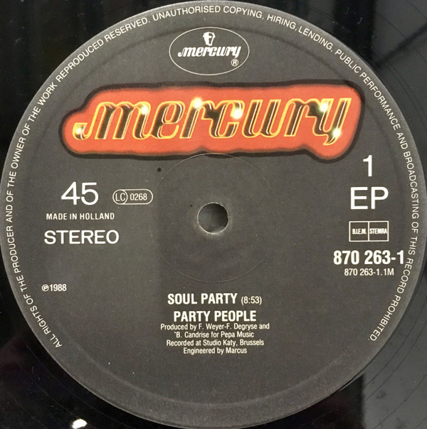 Party People - Soul Party (Medley) | Mercury (870 263-1) - main