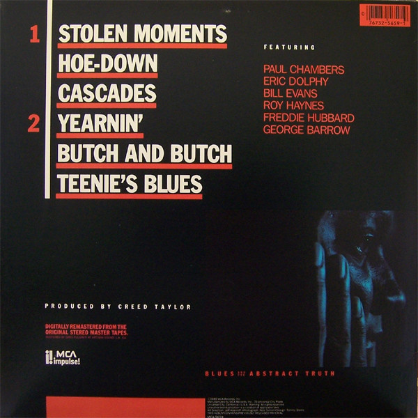 Oliver Nelson - Blues And The Abstract Truth | MCA Impulse! (MCA-5659) - 2