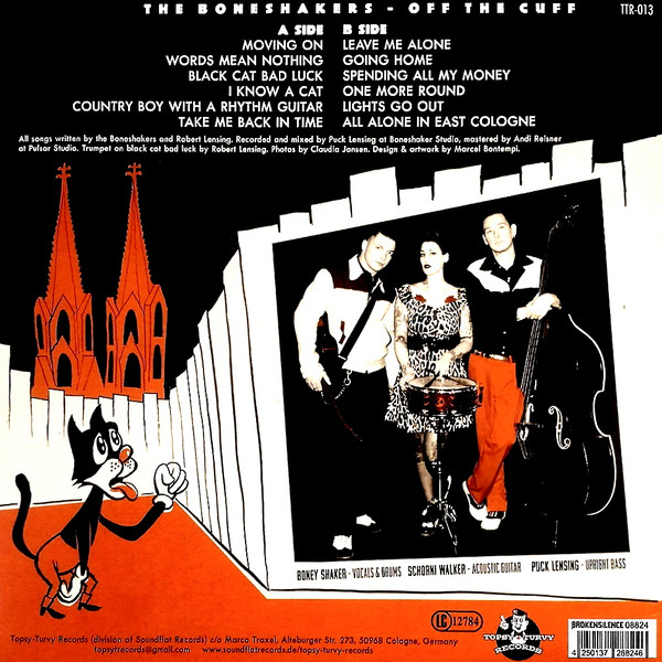 The Boneshakers - Off The Cuff | Topsy Turvy Records (TTR-013) - 2 The Boneshakers - Off The Cuff | Topsy Turvy Records (TTR-013) - 2