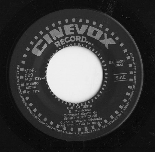 Ennio Morricone - Giù La Testa | Cinevox Record (MDF 029) - 2