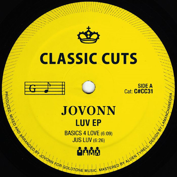 Jovonn - Luv EP | Clone Classic Cuts (C#CC31) Jovonn - Luv EP | Clone Classic Cuts (C#CC31)