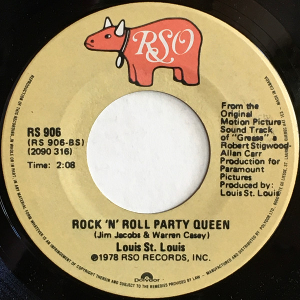John Travolta & Olivia Newton-John / Louis St. Louis - Summer Nights / Rock 'N' Roll Party Queen | RSO (RS 906) - 2