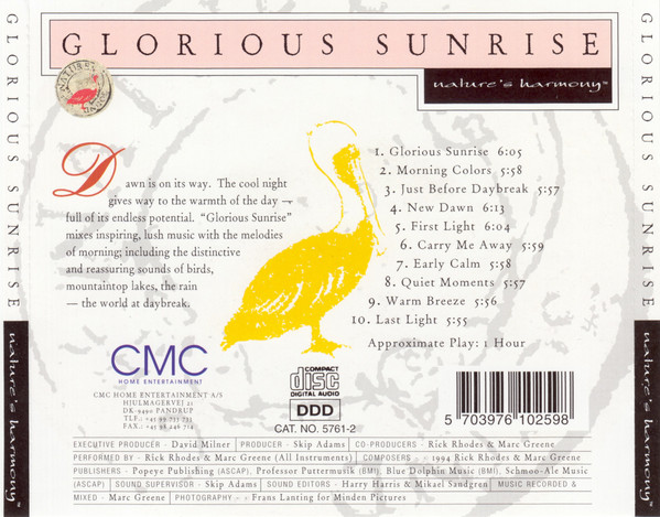 Rick Rhodes & Marc Greene - Glorious Sunrise | CMC Home Entertainment (5761-2) - 2