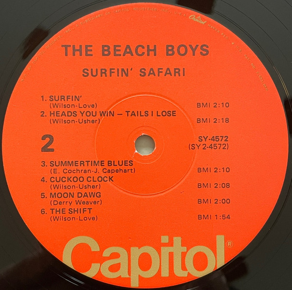 The Beach Boys - Surfin' Safari | Capitol Records (SY-4572) - 4 The Beach Boys - Surfin' Safari | Capitol Records (SY-4572) - 4