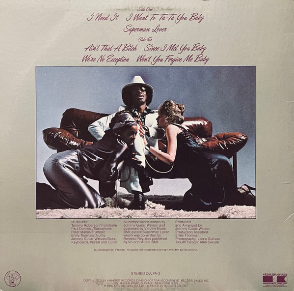 Johnny Guitar Watson - Ain't That A Bitch | DJM Records (DJLPA-3) - 2 Johnny Guitar Watson - Ain't That A Bitch | DJM Records (DJLPA-3) - 2