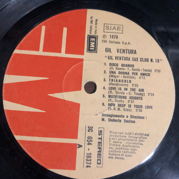 Gil Ventura - Sax Club Nr 18 | EMI (3C 054-18374) - 4