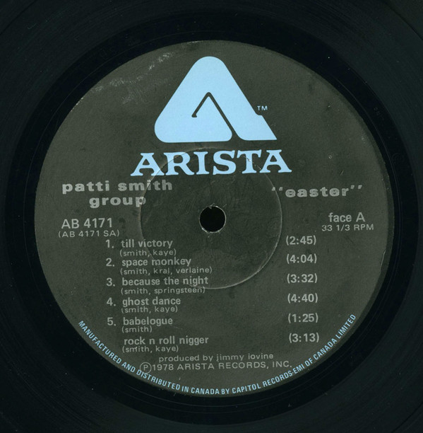 Patti Smith Group - Easter | Arista (AB 4171) - 3
