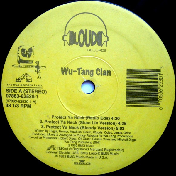 Wu-Tang Clan - Protect Ya Neck | Loud Records (07863-62530-1) - 3