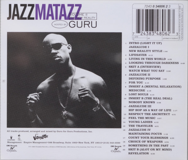 Guru - Jazzmatazz Volume II: The New Reality | Chrysalis (7243 8 34806 2 3) - 2