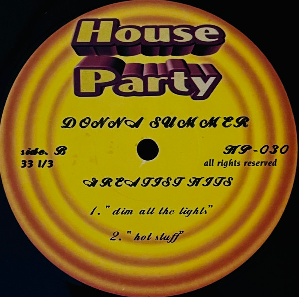 Donna Summer - Greatist Hits | House Party (HP-030) - 2 Donna Summer - Greatist Hits | House Party (HP-030) - 2