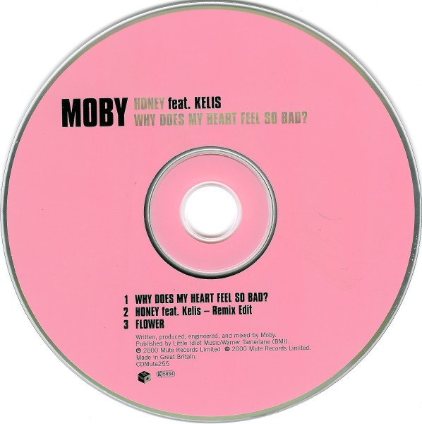 Moby / Moby Feat. Kelis - Why Does My Heart Feel So Bad? / Honey | Mute (CDMute255) - 4