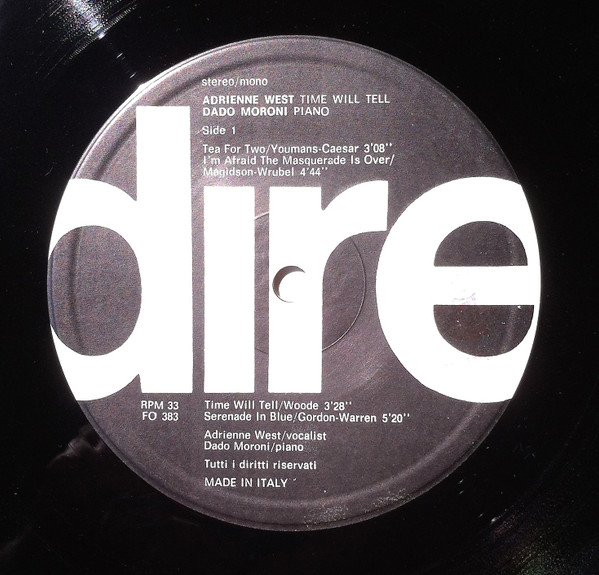 Adrienne West / Dado Moroni - Time Will Tell | Dire (FO 383) - 4 Adrienne West / Dado Moroni - Time Will Tell | Dire (FO 383) - 4