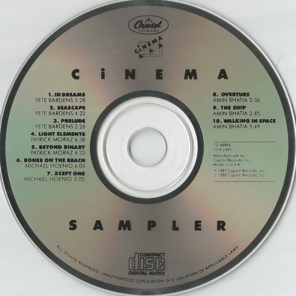 Various - Cinema Sampler | Cinema (C2-48994) - 3