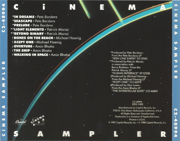 Various - Cinema Sampler | Cinema (C2-48994) - 2