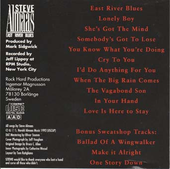 Steve Almaas - East River Blues | Lonesome Whippoorwill (Ingy-002) - 2