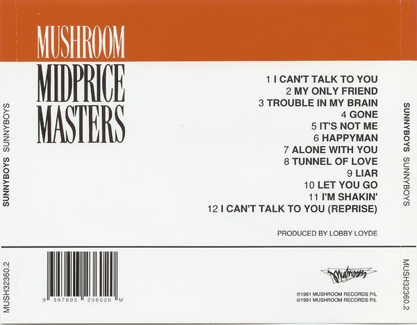 Sunnyboys - Sunnyboys CD | Mushroom (MUSH32360.2) - 2 Sunnyboys - Sunnyboys CD | Mushroom (MUSH32360.2) - 2