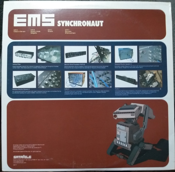 Electro Music Specialists - Synchronaut | Satamile Records NYC (SAT017) - 2 Electro Music Specialists - Synchronaut | Satamile Records NYC (SAT017) - 2