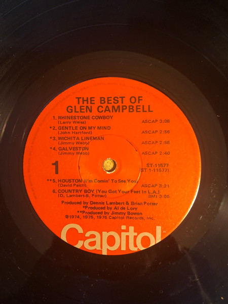 Glen Campbell - The Best Of Glen Campbell | Capitol Records (ST-11577) - 3