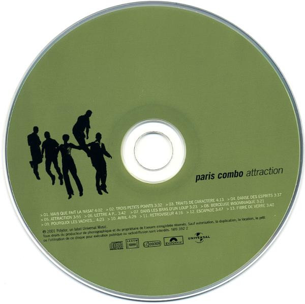 Paris Combo - Attraction | Polydor (589 392-2) - 3