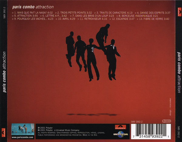 Paris Combo - Attraction | Polydor (589 392-2) - 2