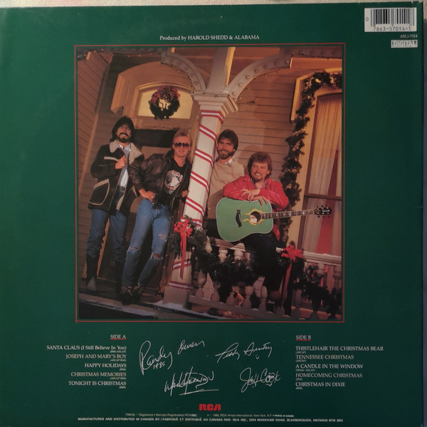 Alabama - Christmas | RCA Victor (ASL1-7014) - 4