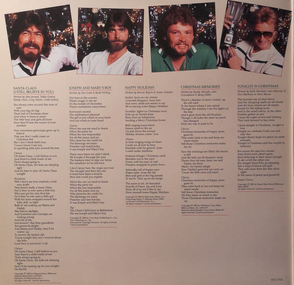 Alabama - Christmas | RCA Victor (ASL1-7014) - 2