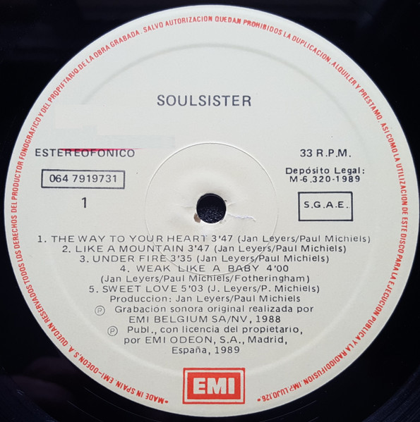 Soulsister - It Takes Two | EMI (064 7919731) - 3