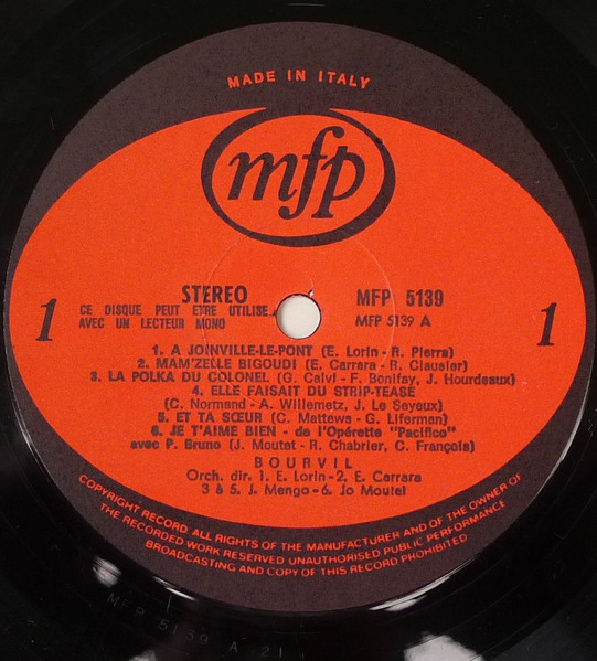 Bourvil - Bourvil | Music For Pleasure (MFP 5139) - 4 Bourvil - Bourvil | Music For Pleasure (MFP 5139) - 4