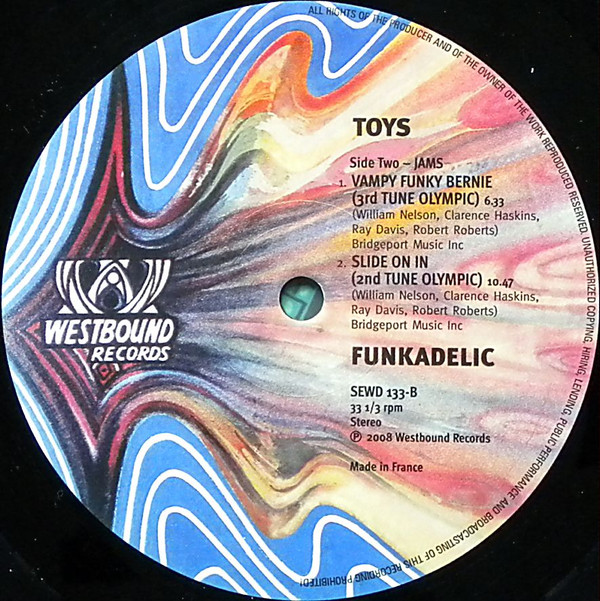 Funkadelic - Toys | Westbound Records (SEWD 133) - 2 Funkadelic - Toys | Westbound Records (SEWD 133) - 2