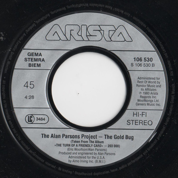 The Alan Parsons Project - Prime Time | Arista (106 530) - 4