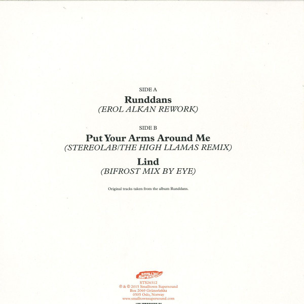 Todd Rundgren , Emil Nikolaisen , Lindstrøm - Runddans (Remixed) | Smalltown Supersound (STS26312) - 2