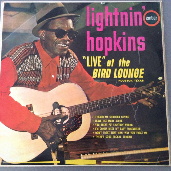Lightnin' Hopkins - "Live" At The Bird Lounge | Ember Records (25-S-5616)