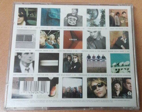 Bon Jovi - Crush [CD] | Island Records (314-542 474-2) - 3