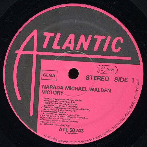 Narada Michael Walden - Victory | Atlantic (ATL 50 743) - 2 Narada Michael Walden - Victory | Atlantic (ATL 50 743) - 2