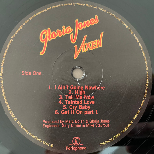 Gloria Jones - Vixen | Parlophone (5021732266965) - 5 Gloria Jones - Vixen | Parlophone (5021732266965) - 5