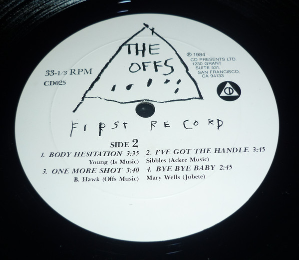 The Offs - First Record | CD Presents, Ltd. (CD 025) - 4 The Offs - First Record | CD Presents, Ltd. (CD 025) - 4