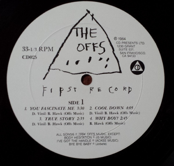 The Offs - First Record | CD Presents, Ltd. (CD 025) - 3 The Offs - First Record | CD Presents, Ltd. (CD 025) - 3