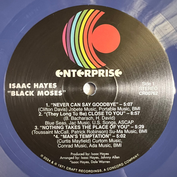 Isaac Hayes - Black Moses | Craft Recordings (CR00762) - 4 Isaac Hayes - Black Moses | Craft Recordings (CR00762) - 4