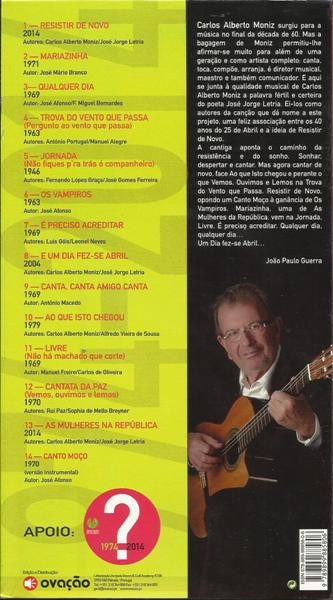 Carlos Alberto Moniz - Resistir De Novo | Ovação (840CD)